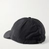 Logo-Appliquéd Shell Baseball Cap - BK