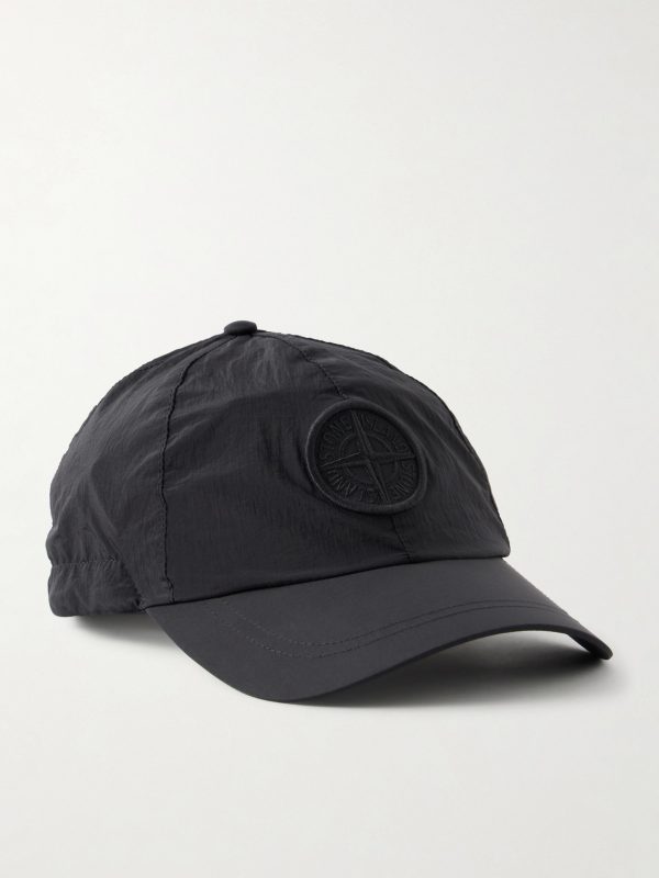 Logo-Appliquéd Shell Baseball Cap