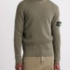 Logo-Appliquéd Ribbed Cotton-Blend Sweater - FR