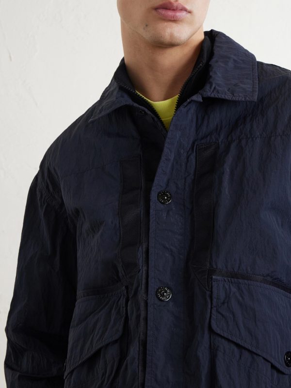 Garment-Dyed Waxed Shell Jacket - CU