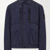 Garment-Dyed Waxed Shell Jacket