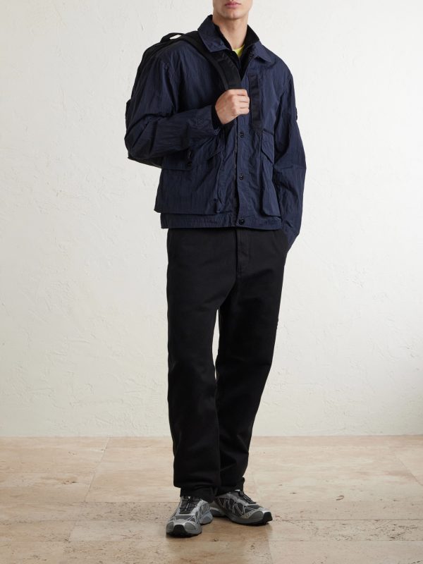 Garment-Dyed Waxed Shell Jacket - OU