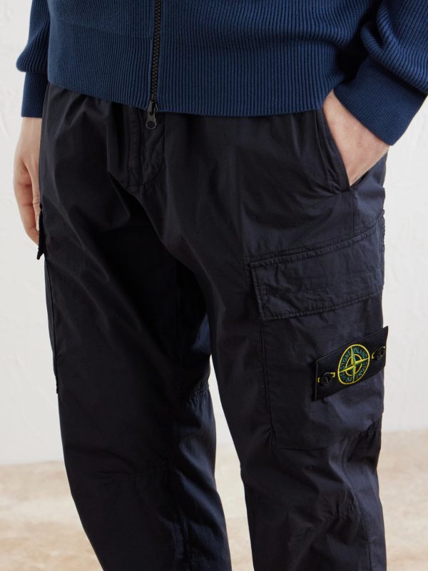 Tapered Cotton-Blend Trousers - CU Tapered Cotton-Blend Trousers - CU