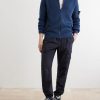 Tapered Cotton-Blend Trousers - OU Tapered Cotton-Blend Trousers - OU