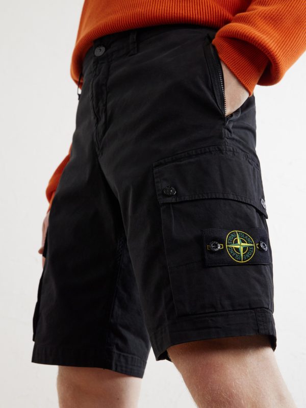 Straight-Leg Cotton-Blend Twill Cargo Shorts - CU Straight-Leg Cotton-Blend Twill Cargo Shorts - CU