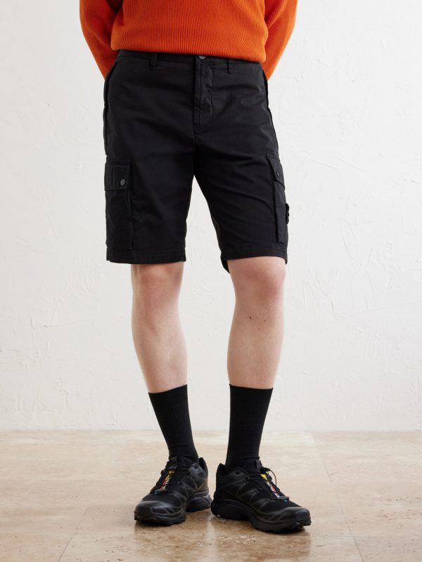 Straight-Leg Cotton-Blend Twill Cargo Shorts - FR Straight-Leg Cotton-Blend Twill Cargo Shorts - FR