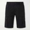 Straight-Leg Cotton-Blend Twill Cargo Shorts Straight-Leg Cotton-Blend Twill Cargo Shorts