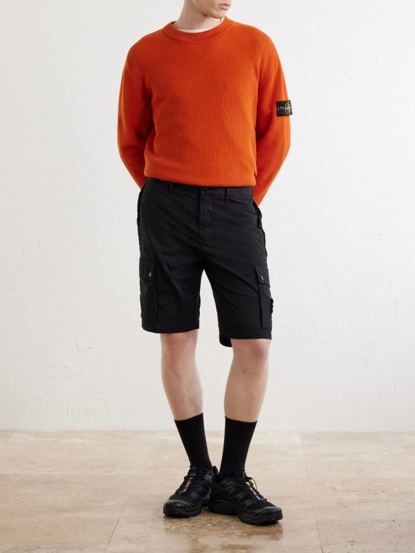 Straight-Leg Cotton-Blend Twill Cargo Shorts - OU Straight-Leg Cotton-Blend Twill Cargo Shorts - OU