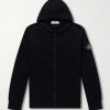 Logo-Appliquéd Cotton-Jersey Zip-Up Hoodie