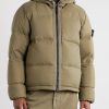 Padded Quilted CORDURA® Ripstop Hooded Down Jacket - FR Padded Quilted CORDURA® Ripstop Hooded Down Jacket - FR