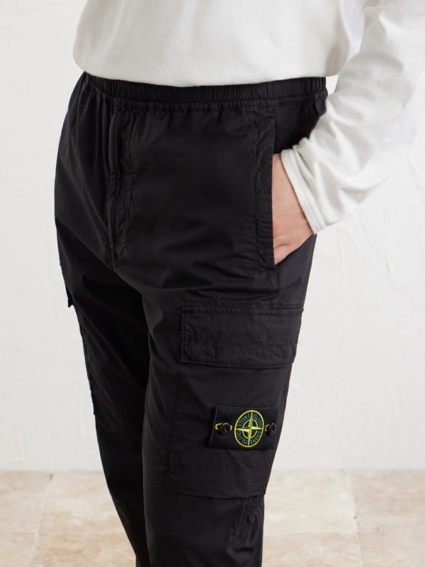 Tapered Stretch Cotton-Blend Cargo Trousers - CU Tapered Stretch Cotton-Blend Cargo Trousers - CU