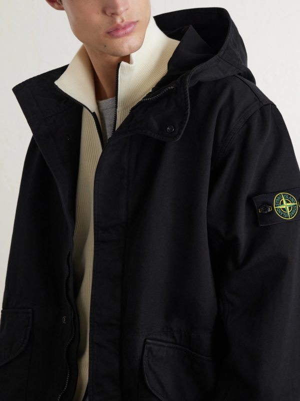 Garment-Dyed Cotton Hooded Jacket - CU Garment-Dyed Cotton Hooded Jacket - CU