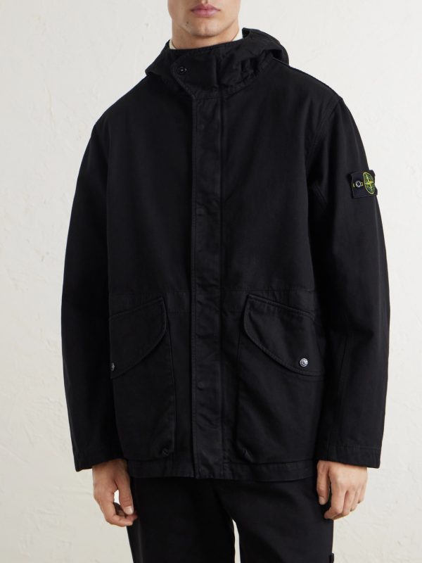 Garment-Dyed Cotton Hooded Jacket - FR Garment-Dyed Cotton Hooded Jacket - FR
