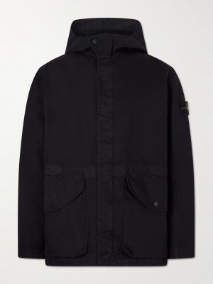 Garment-Dyed Cotton Hooded Jacket Garment-Dyed Cotton Hooded Jacket