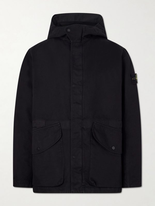 Garment-Dyed Cotton Hooded Jacket Garment-Dyed Cotton Hooded Jacket