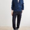 Ribbed Cotton Zip-Up Sweater - OU