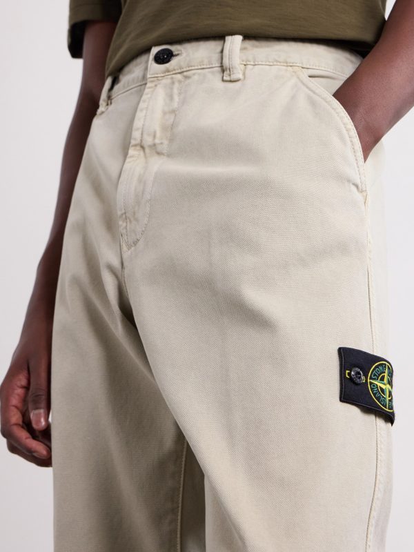 Logo-Appliquéd Straight-Leg Garment-Dyed Cotton Trousers - CU Logo-Appliquéd Straight-Leg Garment-Dyed Cotton Trousers - CU