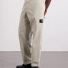 Logo-Appliquéd Straight-Leg Garment-Dyed Cotton Trousers - FR Logo-Appliquéd Straight-Leg Garment-Dyed Cotton Trousers - FR