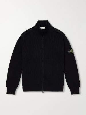 Ribbed Cotton Zip-Up Sweater Ribbed Cotton Zip-Up Sweater