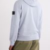 Logo-Appliquéd Garment-Dyed Cotton-Fleece Hoodie - BK Logo-Appliquéd Garment-Dyed Cotton-Fleece Hoodie - BK