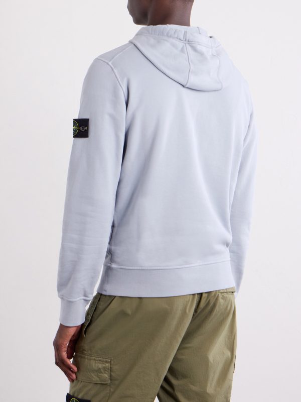 Logo-Appliquéd Garment-Dyed Cotton-Fleece Hoodie - BK Logo-Appliquéd Garment-Dyed Cotton-Fleece Hoodie - BK