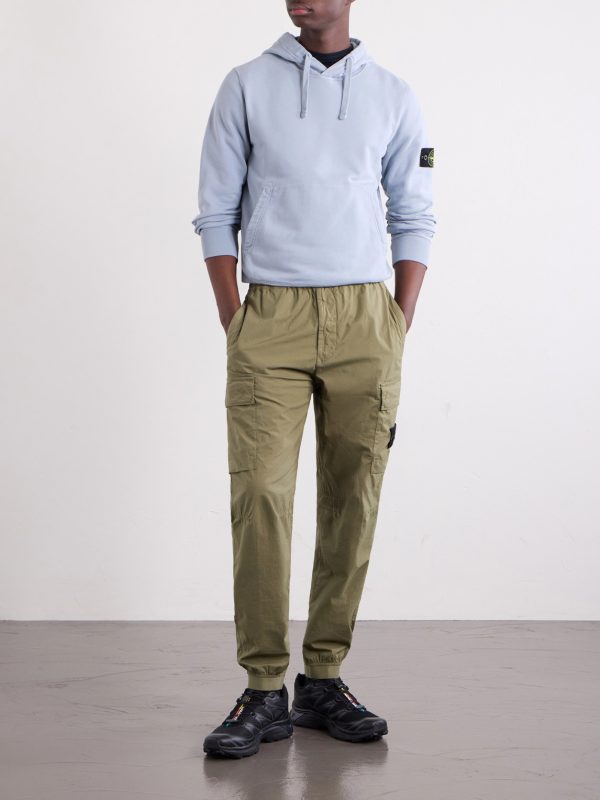 Logo-Appliquéd Garment-Dyed Cotton-Fleece Hoodie - OU Logo-Appliquéd Garment-Dyed Cotton-Fleece Hoodie - OU
