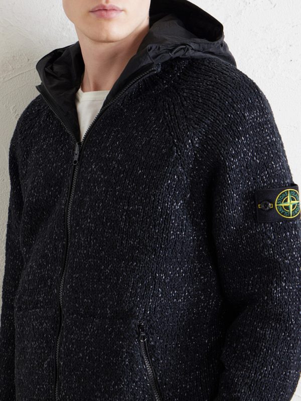 Reversible Knitted Cotton-Blend Shell Jacket - CU