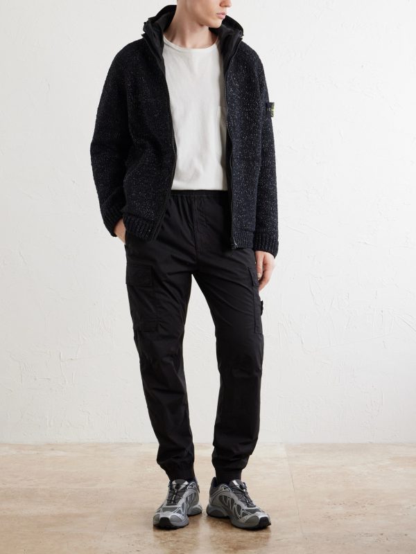 Reversible Knitted Cotton-Blend Shell Jacket - OU