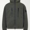Logo-Appliquéd Garment-Dyed Cotton Ripstop Hooded Jacket Logo-Appliquéd Garment-Dyed Cotton Ripstop Hooded Jacket