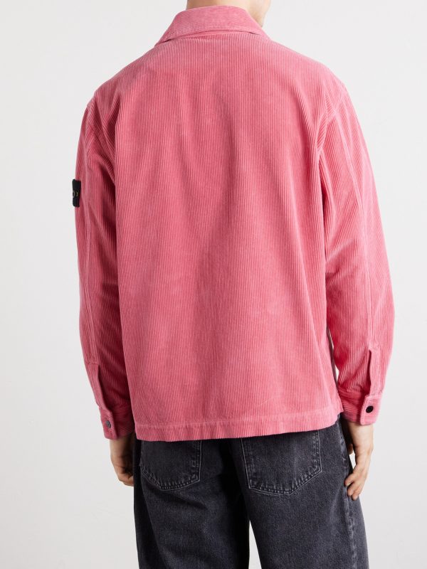 Organic Cotton-Corduroy Overshirt - BK Organic Cotton-Corduroy Overshirt - BK