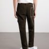 Logo-Appliquéd Wide-Leg Cotton-Corduroy Trousers - BK Logo-Appliquéd Wide-Leg Cotton-Corduroy Trousers - BK