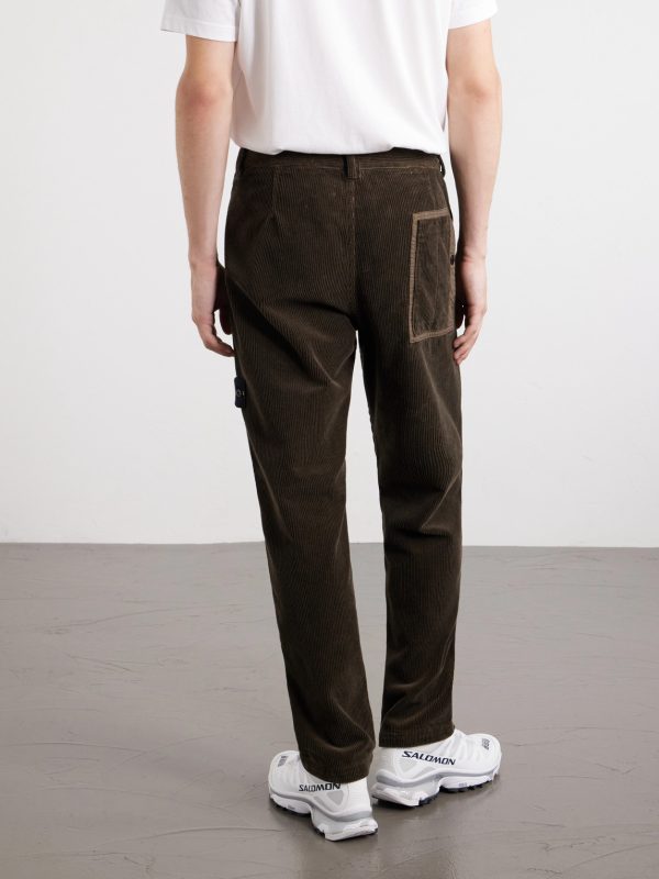 Logo-Appliquéd Wide-Leg Cotton-Corduroy Trousers - BK Logo-Appliquéd Wide-Leg Cotton-Corduroy Trousers - BK
