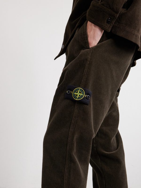 Logo-Appliquéd Wide-Leg Cotton-Corduroy Trousers - CU Logo-Appliquéd Wide-Leg Cotton-Corduroy Trousers - CU