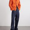 Logo-Appliquéd Padded Garment-Dyed Crinkled-Shell Jacket - OU