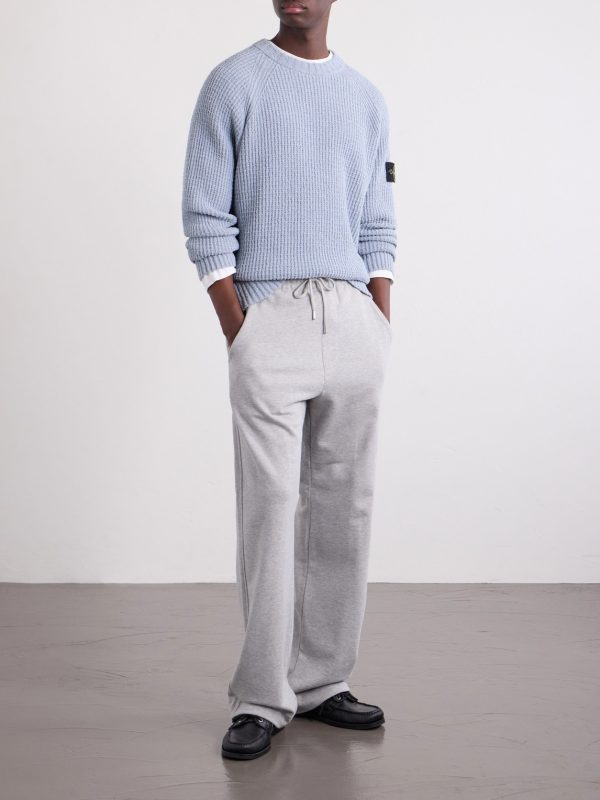 Logo-Appliquéd Ribbed Cotton-Blend Sweater - OU