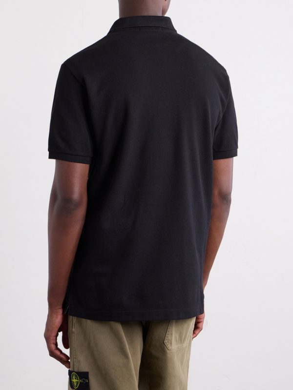 Logo-Appliquéd Cotton-Piqué Polo Shirt - BK Logo-Appliquéd Cotton-Piqué Polo Shirt - BK