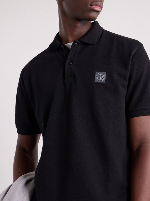 Logo-Appliquéd Cotton-Piqué Polo Shirt - CU Logo-Appliquéd Cotton-Piqué Polo Shirt - CU