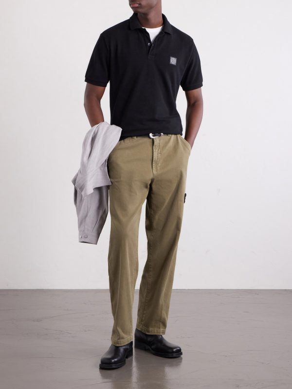 Logo-Appliquéd Cotton-Piqué Polo Shirt - OU Logo-Appliquéd Cotton-Piqué Polo Shirt - OU