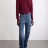 Vega Straight-Leg Mid-Rise Cotton-Blend Jeans - OU Vega Straight-Leg Mid-Rise Cotton-Blend Jeans - OU
