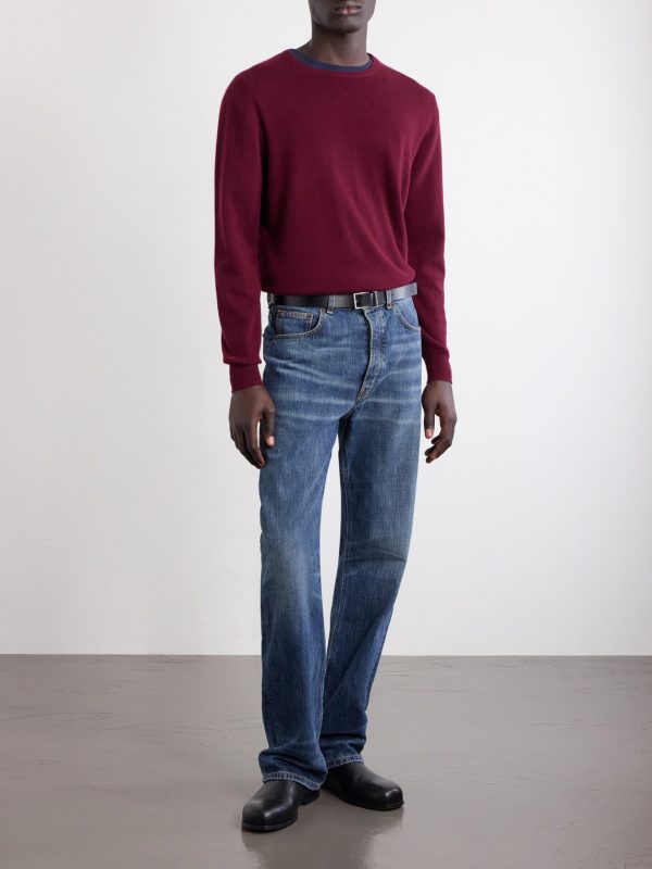 Vega Straight-Leg Mid-Rise Cotton-Blend Jeans - OU Vega Straight-Leg Mid-Rise Cotton-Blend Jeans - OU