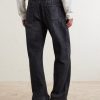Vega Straight-Leg Recycled Cotton-Blend Jeans - BK Vega Straight-Leg Recycled Cotton-Blend Jeans - BK