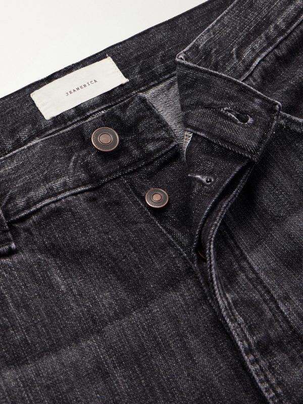 Vega Straight-Leg Recycled Cotton-Blend Jeans - E1 Vega Straight-Leg Recycled Cotton-Blend Jeans - E1