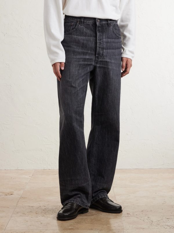 Vega Straight-Leg Recycled Cotton-Blend Jeans - FR Vega Straight-Leg Recycled Cotton-Blend Jeans - FR