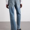 Genua Straight-Leg Mid-Rise Cotton Jeans - BK