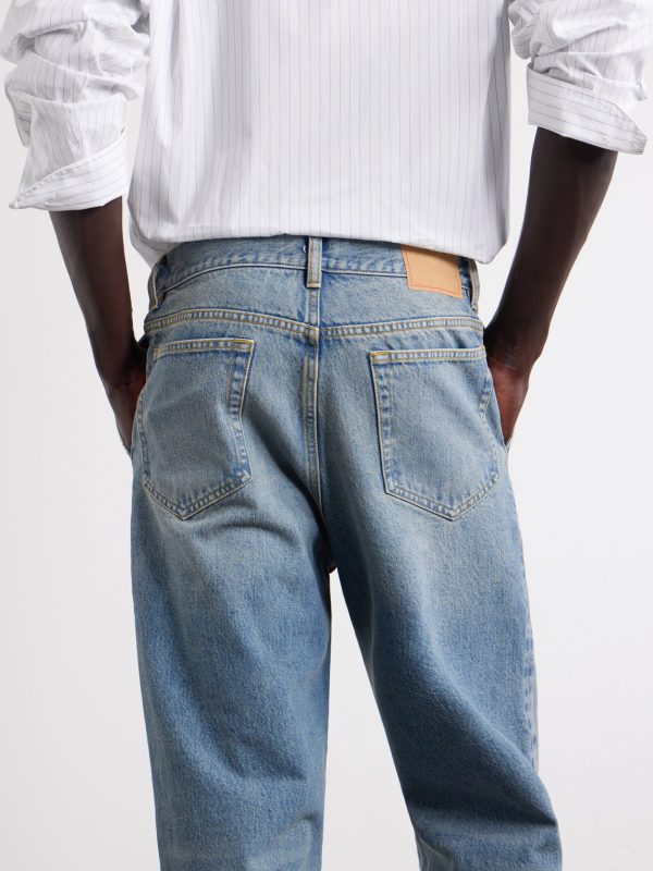 Genua Straight-Leg Mid-Rise Cotton Jeans - CU