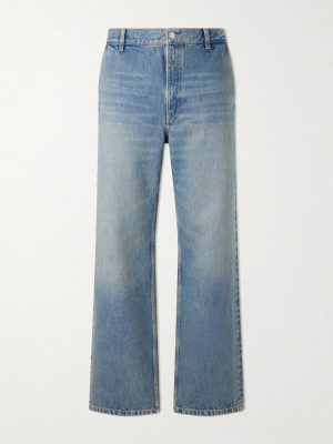 Genua Straight-Leg Mid-Rise Cotton Jeans
