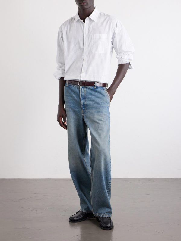 Genua Straight-Leg Mid-Rise Cotton Jeans - OU