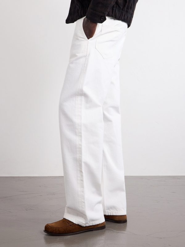 Genua Straight-Leg Cotton-Blend Jeans - CU Genua Straight-Leg Cotton-Blend Jeans - CU