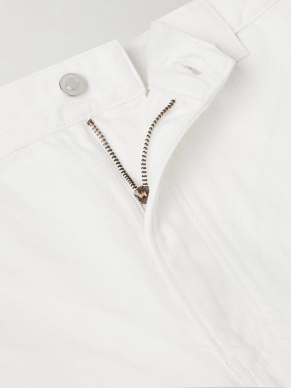 Genua Straight-Leg Cotton-Blend Jeans - E1 Genua Straight-Leg Cotton-Blend Jeans - E1