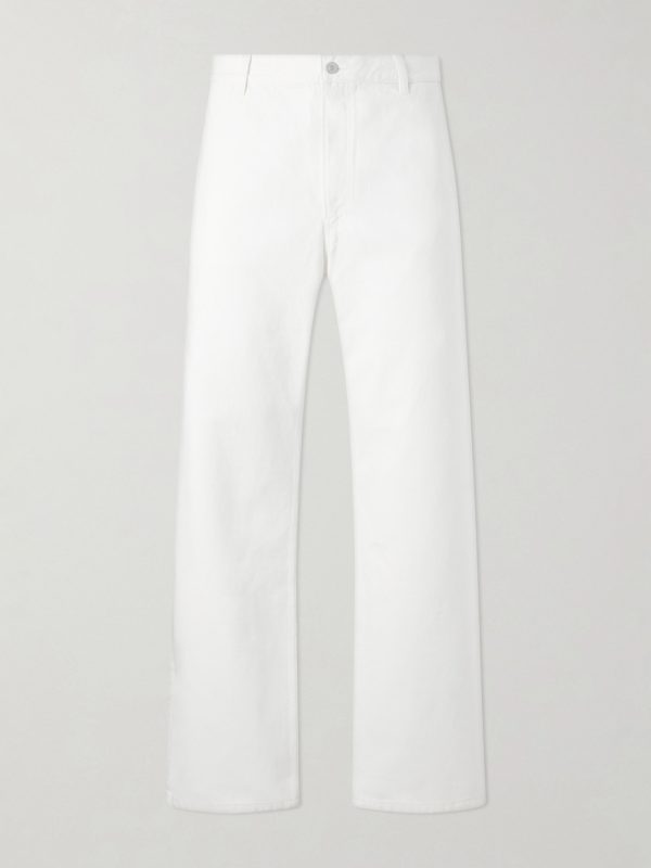 Genua Straight-Leg Cotton-Blend Jeans Genua Straight-Leg Cotton-Blend Jeans